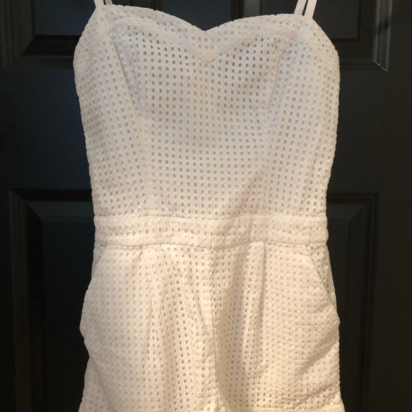 White eyelit romper from Guess - Picture 2 of 3